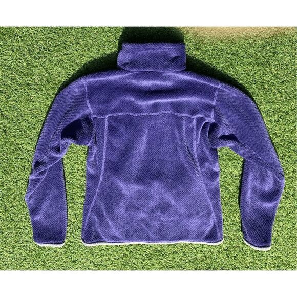 Patagonia purple Re-Tool Snap-T Pullover POLARTEC Fleece Jacket Coat Women S - Picture 5 of 7